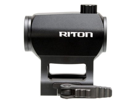 Коллиматорный прицел RITON X1 TACTIX ARD 2 MOA red Dot, закрытого типа на планку Picatinny / Weaver 