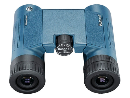 Бинокль Bushnell 12x25 Dark Blue Roof WP/FP, Twist Up Eyecups
