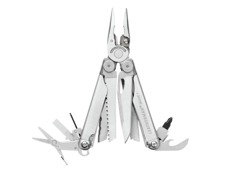 Мультитул Leatherman Wave Plus Stainless 18 инструментов, нейлоновый чехол (832532)