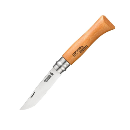 Нож Opinel №8, углеродистая сталь, рукоять из дерева бука, 113080