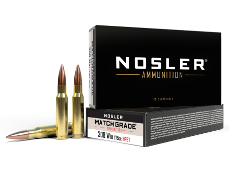 Патрон Nosler Match Grade кал. .308 Win HPBT (175 grain / 11,3 г) уп. 20 шт