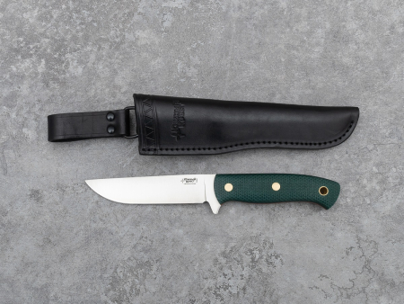 Нож Южный Крест F5 Рукоять-Микарда изумруд, насечка
