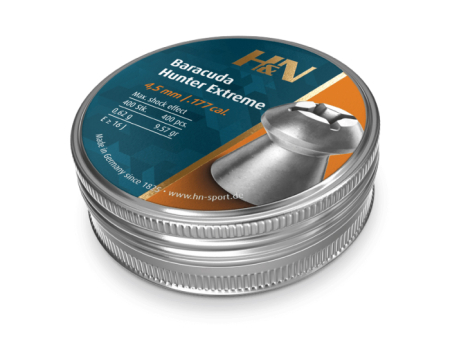 Пули для пневматики H&N Baracuda Hunter Extreme кал 4,5 мм ( 9,57grain / 0,62 г) уп. 400 шт
