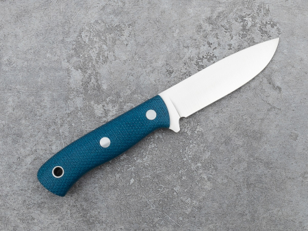 Нож Южный крест Скаут, рукоять Микарта кобальт с оружейной насечкой 