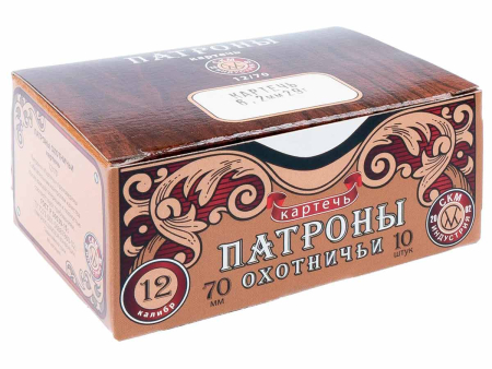 Патрон 12/70 СКМ Картечь 6,2мм 29гр. (10шт)
