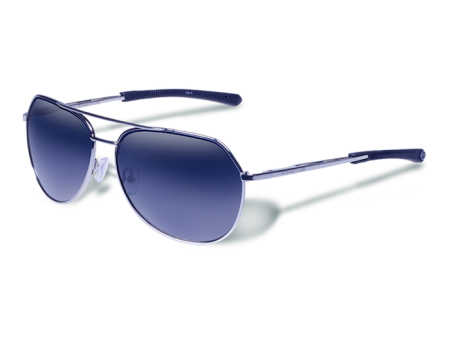 Очки - авиаторы Gargoyles Victor Polarized ободковая  металическая серебряная оправа с линзами синий градиент (10700139.QTM)  