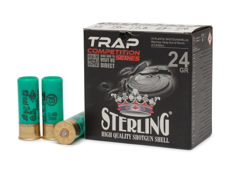 Патрон дробовой STERLING Trap Спорт кал. 12/70 № 7,5 / 24 г, уп. 25 шт