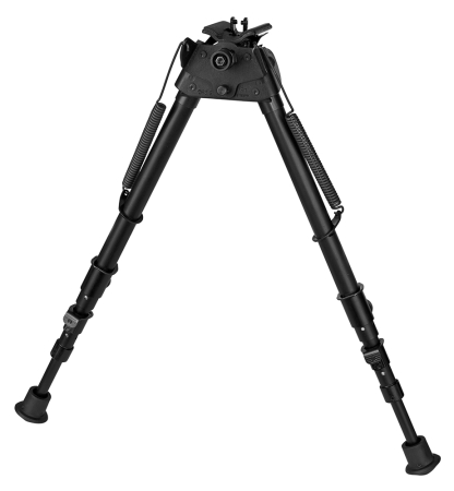 Сошки Harris S-25 (30-63 cм) трёхсекционные гладкие ножки шарнирное основание с качением, крепление на адаптер под антабку.