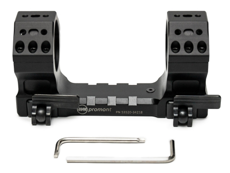 Кронштейн моноблочный MAKpromont 53520-34218 быстросъемный (D34мм / BH 21мм / 20 MOA) на базу Picatinny