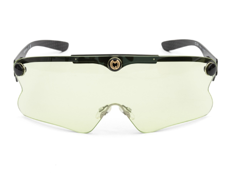 Очки для стрельбы Castellani C-Mask Pro (HD LIME / 88%) в жёстком чехле на 6 линз.