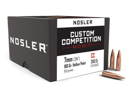 NOSLER CUSTOM COMPETITION HPBT КАЛ. 7MM (.284), 168GR/ 10,8G (х250 шт) пуля