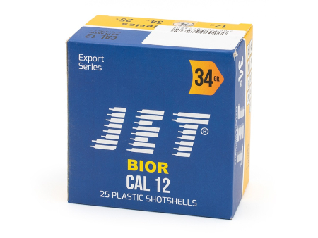 Патрон дробовой JET Bior кал. 12/70 № 4 (3,25 мм) Б/К 34 г, уп. 25 шт