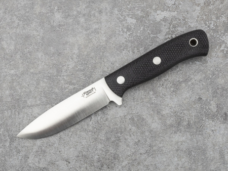 Нож Южный крест Скаут, рукоять Микарта черная с оружейной насечкой 