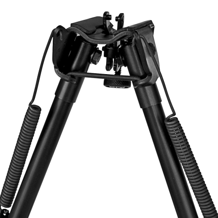Сошки Harris 1A2-H (33-58 cм) ножки с автостопором, фиксированное основание, крепление на адаптер под антабку.