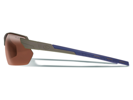 Очки Gargoyles Vortex полуободковая коричневая оправа с янтарными линзами (10700185.QTM)