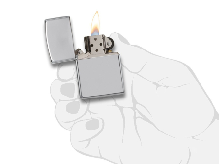 Зажигалка ZIPPO High Polish Chrome 250
