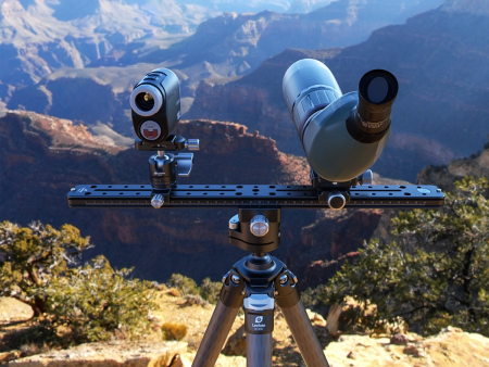 Шина под трубу (бинокль) + дальномер FDM-04