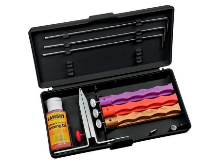 Заточная система для ножей Lansky 3-Stone Standard Diamond с алмазными абразивными брусками 3 шт. (LK3DM)