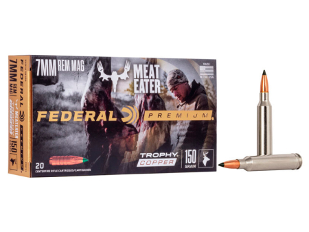 Патрон Federal Premium кал. 7mm Rem Mag Trophy Copper (150 grain / 9,7 г) уп. 20 шт
