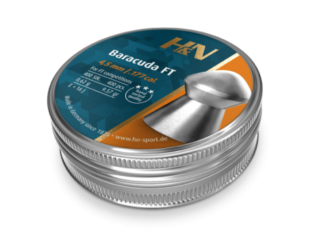 Пули для пневматики H&N Baracuda FT кал. 4,5 мм (9,57 grain / 0,62 г) уп. 400 шт
