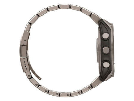 Наручные GPS смарт-часы GARMIN Fenix 8 - 47 мм AMOLED Sapphire Titanium and Ventilated Titanium Bracelet
