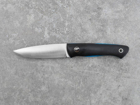 Нож BeaverKnife GranTourismo Magnum, рукоятка черная микарта с пином "Raiders", сталь HCSS (113 мм)