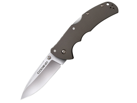 Складной нож Cold Steel Code 4 Spear Point CS-58PS, рукоять 6061 Aluminum, сталь CPM S35VN (89 мм)