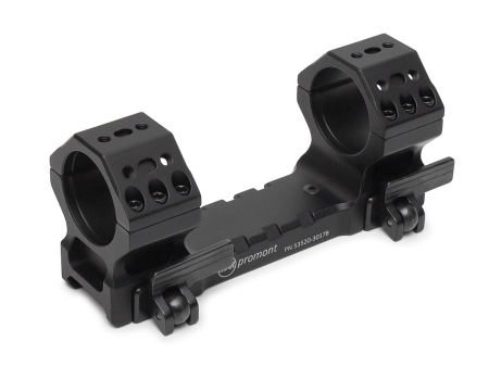 Кронштейн моноблочный MAKpromont 53500-30178 быстросъемный (D30мм / BH 17мм / 0 MOA) на планку Picatinny