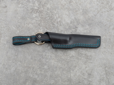 Нож BeaverKnife GranTourismo Magnum, рукоятка черная микарта с пином "Raiders", сталь HCSS (113 мм)