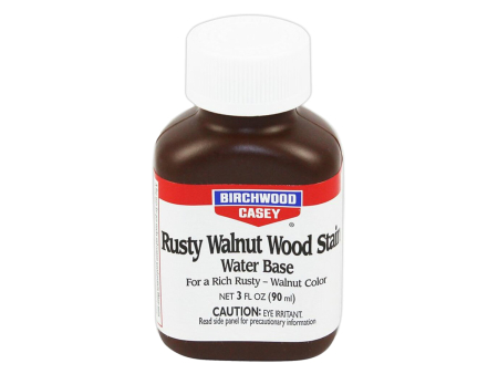 Морилка Birchwood Casey Rusty Walnut Wood Stain на водной основе красно - коричневый цвет, 90мл (24323)
