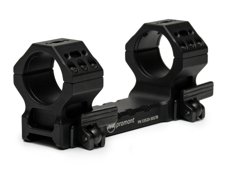 Кронштейн моноблочный MAKpromont 53520-30178 быстросъемный (D30мм / BH 17мм / 20 MOA) на планку Picatinny