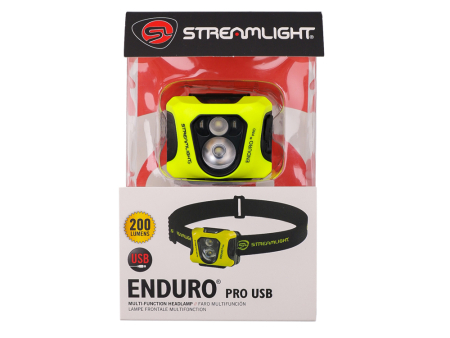 Налобный фонарь Streamlight Enduro Pro USB (Spot/Flood led), yellow 200 lumens (61435)