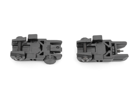 Высокий складной целик и мушка с кнопкой K.ARMA KEY-302 (4,5 см)