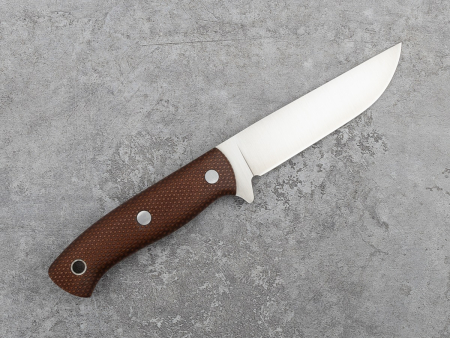 Нож F5 Рукоять-Микарда койот,насечка