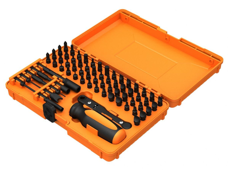 Набор бит с рукояткой-битодержателем 1/4" Lyman Master Gunsmith 68 Piece Set (7991361)
