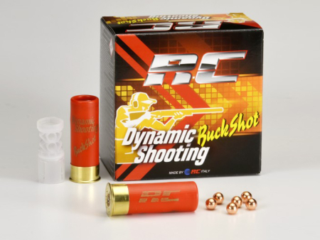 Патрон с картечью RC Buck Shot Dynamic Shooting кал.12/70 (12/67) № 10/0 (8,00 мм) 33 г, уп. 25шт. 