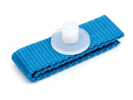 Упор нейлоновый Castellani barrel rest для ружья с липучкой на обувь, светло-синий