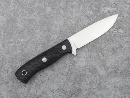 Нож Южный крест Скаут, рукоять Микарта черная с оружейной насечкой 