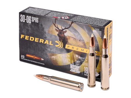 Патрон Federal Premium кал. .30-06 Springfield Nosler Accubond (180 grain / 11,7 г) уп. 20 шт