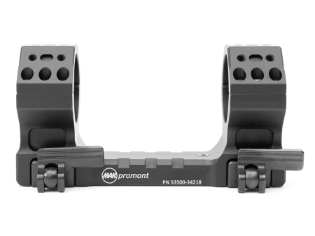 Кронштейн моноблочный MAKpromont 53500-34218 быстросъемный (D34мм / BH 21мм / 0 MOA) на планку Picatinny