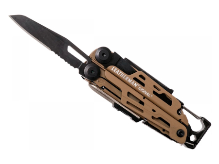 Мультитул Leatherman Signal Coyote Tan 19 инструментов, нейлоновй чехол (832404)