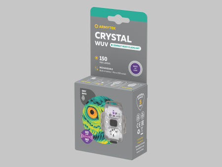 Фонарь Armytek Crystal WUV Серый