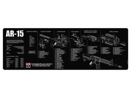 Оружейный неоприновый коврик для чистки TekMat AR15 (300х910 мм)