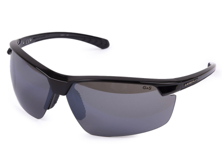 Очки Gargoyles Stakeout полуободковая чёрная оправа с дымчатыми линзами (10700209.QTM)