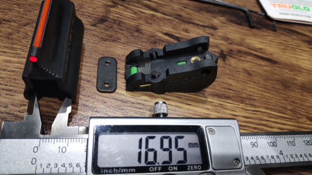 Прицельные регулируемые приспособления Truglo FAST на прицельную планку до 10 мм (TG940)