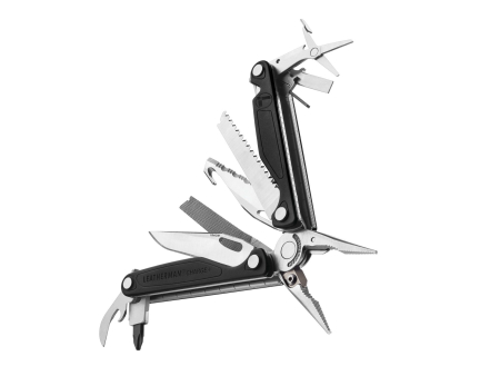 Мультитул Leatherman Charge Plus Black & Silver 19 инструментов, нейлоновый чехол (832516)