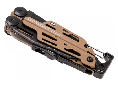 Мультитул Leatherman Signal Coyote Tan 19 инструментов, нейлоновй чехол (832404)