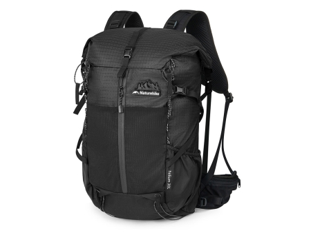 Рюкзак туристический Naturehike Helium, 30+5 л, 62х25х20см, черный