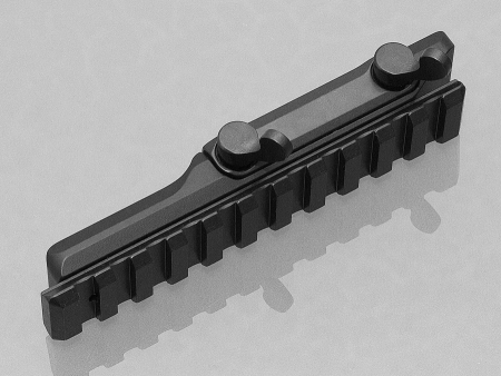 Крепление - адаптер MAKuick 5022-5000 быстросъёмное основание с планкой Picatinny на призму шириной 12 мм  