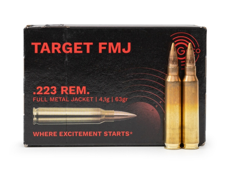 Патрон Geco кал. .223 Rem. Target FMJ (63 grain / 4,1 г) уп. 50 шт